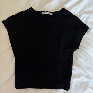 Zara Black Crop Top
